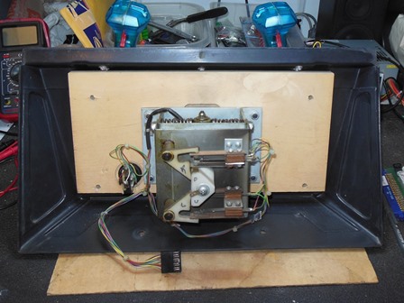 Universal cockpit control panel, rear