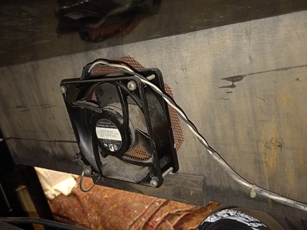 Zaccaria Universal Cockpit cabinet fan