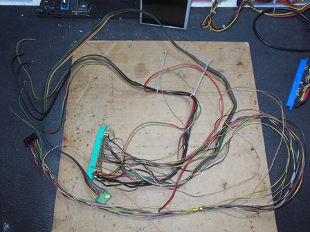 Hacked signal side wiring harness