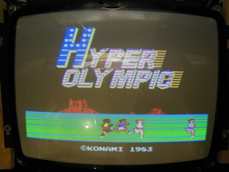 Hyper Olympic - title screen