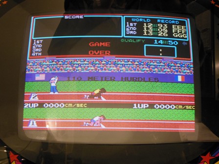 Konami Hyper Olympic - 110 meter hurdles