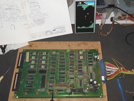 Vanguard PCB on the bench