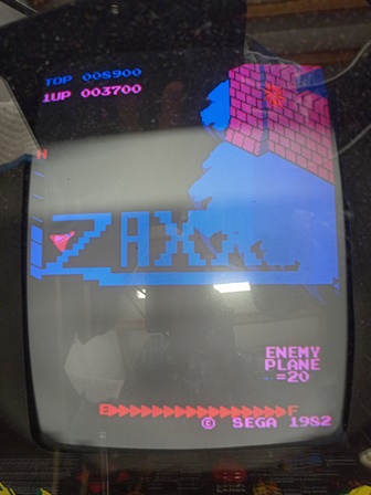 Zaxxon missing colours