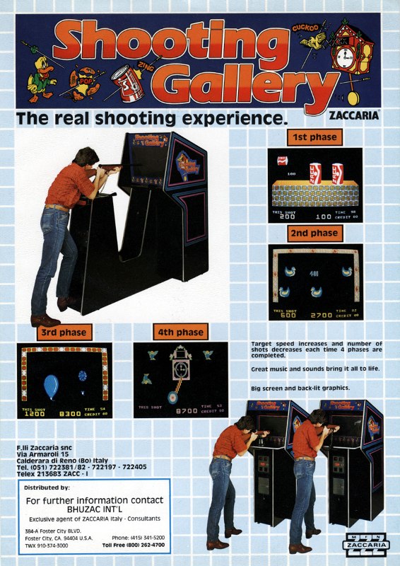 Zaccaria Shooting Gallery Flyer