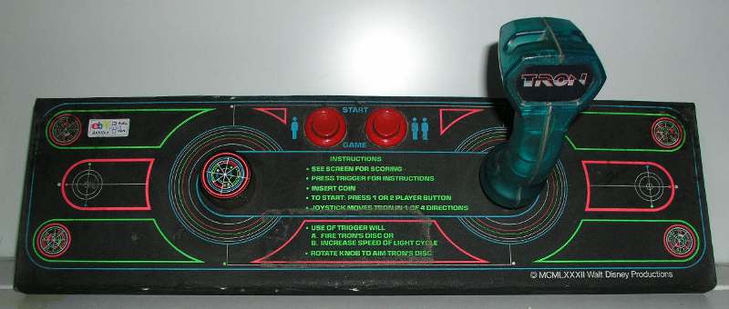Midway Tron Control Panel