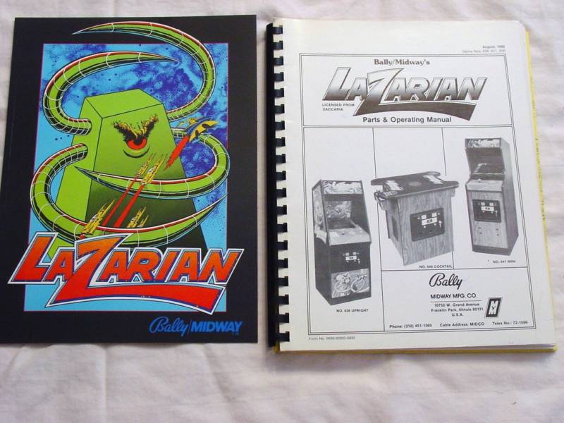 Midway Lazarian flyer & manual
