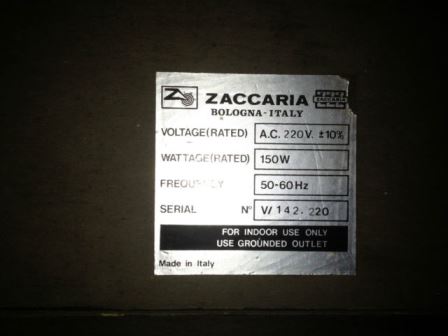 Converted/mismatched Zaccaria Super Cobra