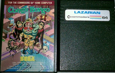 Commodore 64 Lazarian game cartridge