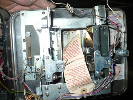 Zaccaria pinball coin door