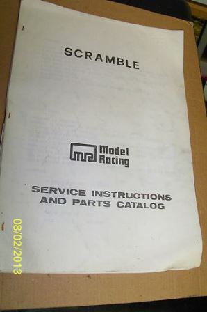 Model Racing Scramble manual