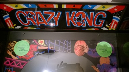 Zaccaria/AVG Crazy Kong upright