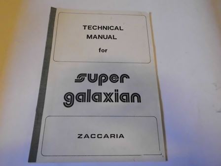 Zaccaria Super Galaxians technical manual