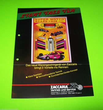 German Zaccaria Super Match Grand Prix flyer