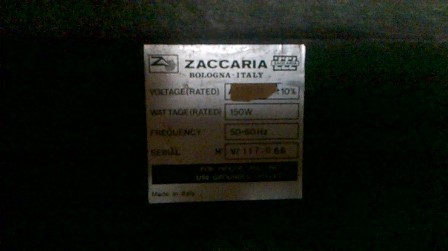 Zaccaria Quasar upright