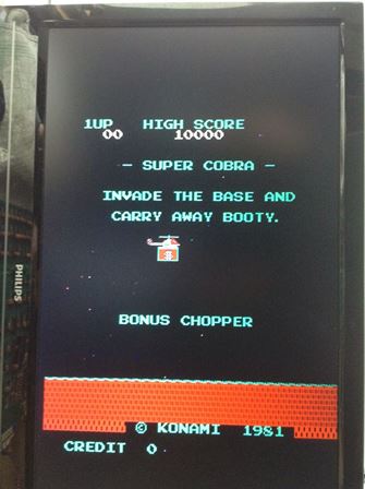 Konami Super Cobra game PCB