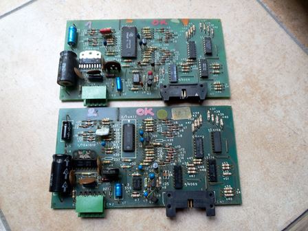 Zaccaria pinball sound PCBs