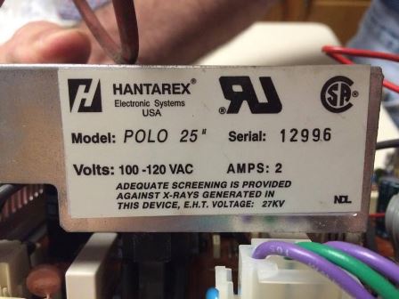 Hantarex USA Polo 25 monitor chassis