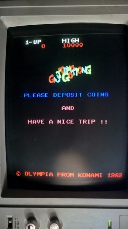 Olympia/Konami Guttang Guttong game PCB