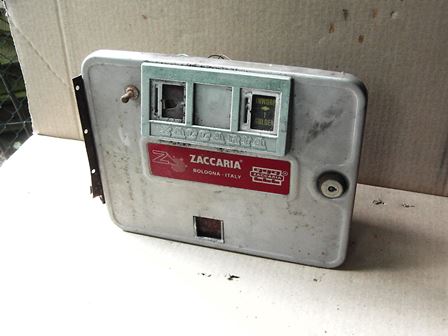 Zaccaria pinball coin door