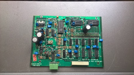 Zaccaria Laser Battle 1B1162 sound PCB