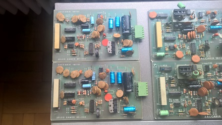 Zaccaria Astro Wars 1B1131 sound PCBs