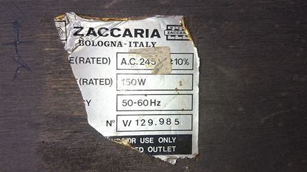 Converted Zaccaria upright