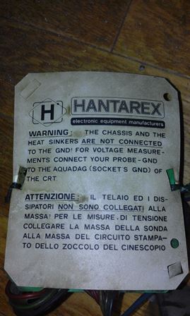 Hantarex MTC-900 monitor chassis