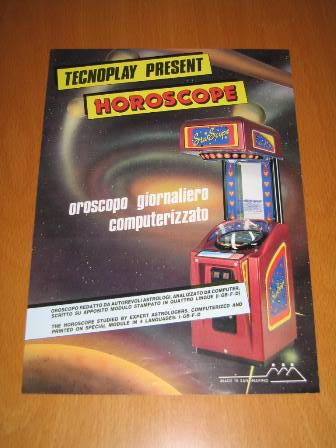 Tecnoplay Horoscope redemption flyer, front