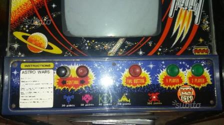 Zaccaria Astro Wars control panel