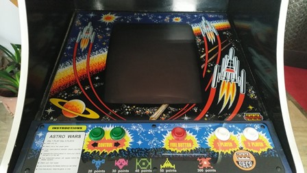 Zaccaria Astro Wars upright