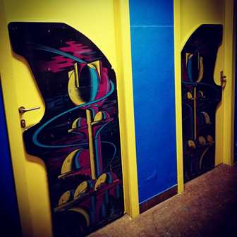 Zaccaria art themed doors