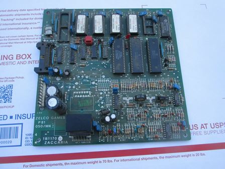 Zaccaria Soccer Kings pinball sound PCB (1B1170)