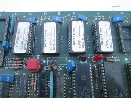 Zaccaria Soccer Kings pinball sound PCB (1B1170)