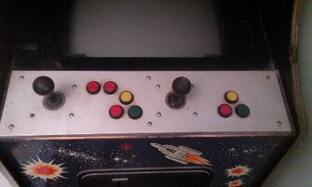 Converted Zaccaria Astro Wars upright