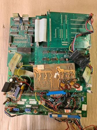 Zaccaria Shooting Gallery game PCB