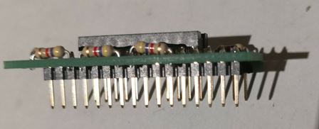 GAL 16V8 to 27C020 PAL dump adaptor