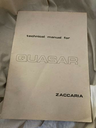 Zaccaria Quasar manual