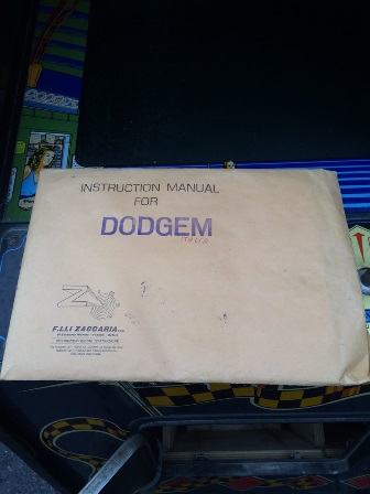 Zaccaria Dodgem manual packet