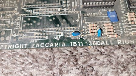 Zaccaria Devil Riders pinball sound PCB 1B11136