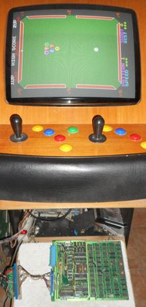 Falcon Video Hustler game PCB