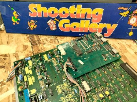 Zaccaria Shooting Gallery game PCB