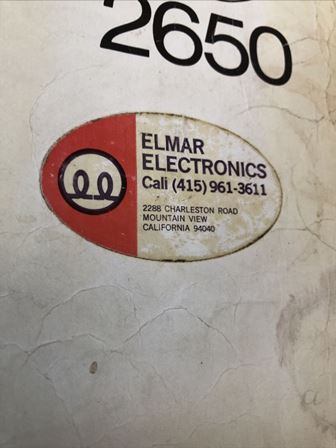 Signetics 2650 manual