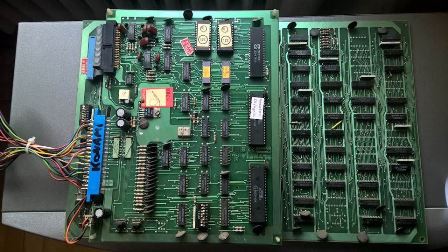 Unknown Olympia/Konami game PCB with Zaccaria serial number