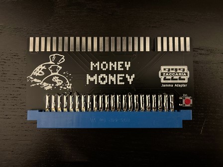 Zaccaria Money Money game PCB JAMMA adaptor