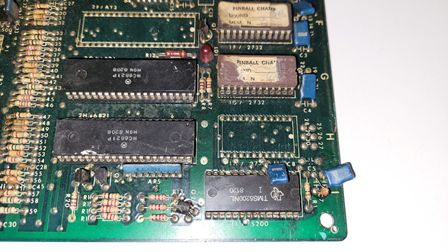 Zaccaria Pinball Champ 1B1170 sound PCB