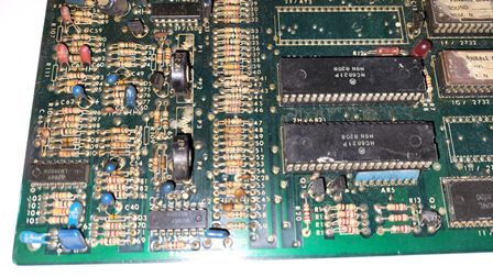 Zaccaria Pinball Champ 1B1170 sound PCB