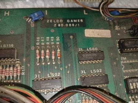 Zaccaria Quasar game PCB set