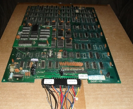 US Billiards Piranha game PCB