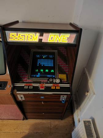 System One The Invaders upright