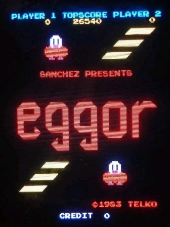 Telko Eggor Techstar TECH-III game PCB